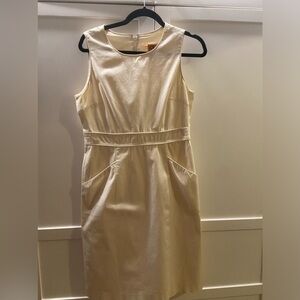 Tory Burch sheath dress size 6 cream business career